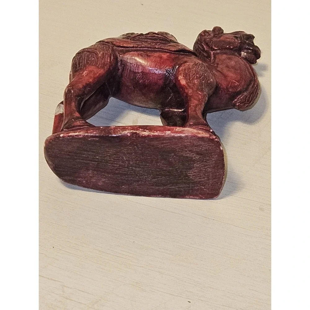 Carved Camel Unknown Material ‎ 3in L 3in W